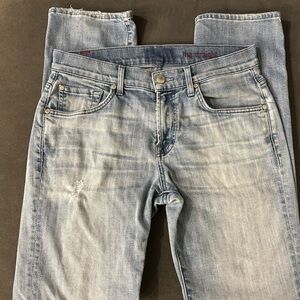 Men’s 7 For All Mankind The Straight light wash jeans